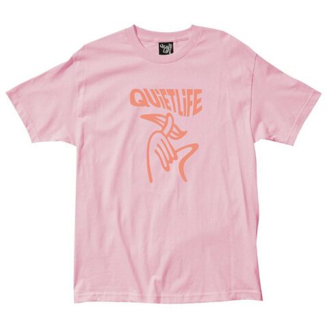 The Quiet Life Shhh Wavey T-Shirt Pink