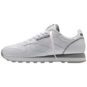 Reebok CL Leather Shoe White-Side