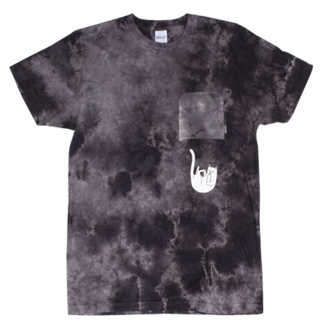 Rip N Dip Falling For Nermal Pocket T-Shirt Black Wash