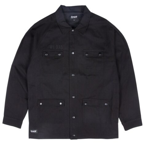 Rip N Dip Heaven And Hell Bomber Jacket Black