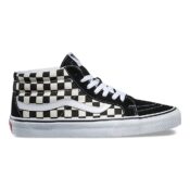 Vans Sk8-Hi Mid Reissue Shoe Checkerboard True White