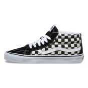 Vans Sk8-Hi Mid Reissue Shoe Checkerboard True White-Side
