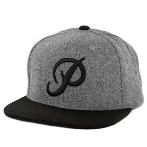 Primitive Classic P Wool Snapback Hat Black