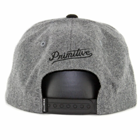 Primitive Classic P Wool Snapback Hat Black