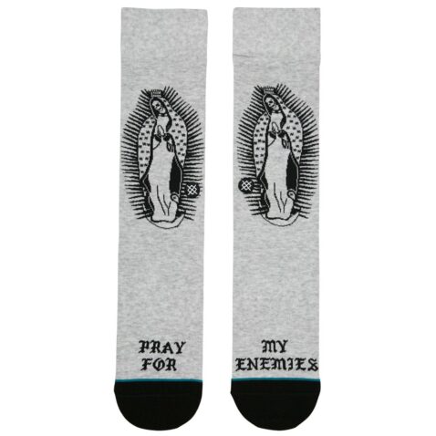 Stance Pray For Enemies Sock Grey