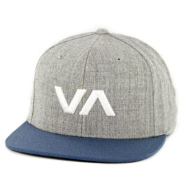 RVCA VA II Snapback Hat Blue Heather