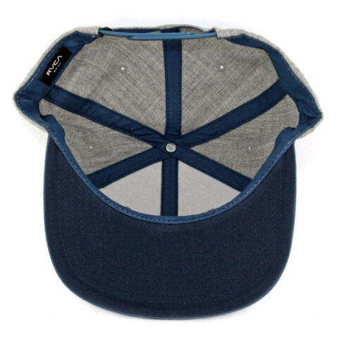 RVCA VA II Snapback Hat Blue Heather