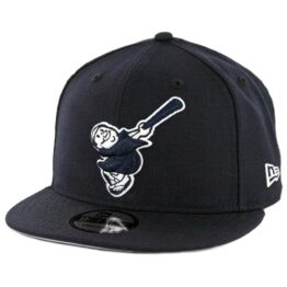 New Era 9Fifty San Diego Padres Cooperstown Friar Snapback Hat Dark Navy