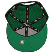 New Era 9Fifty Boston Celtics 2 Tone Snapback Hat Kelly Green Black-Inside