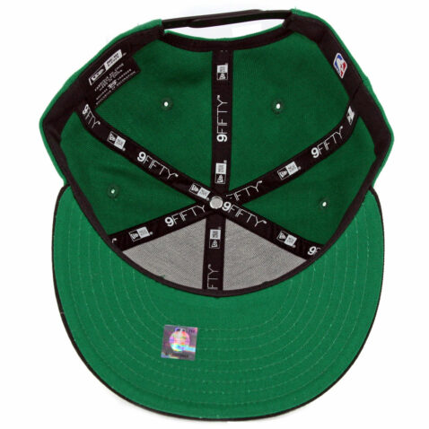 New Era 9Fifty Boston Celtics 2 Tone Snapback Hat Kelly Green Black