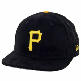 New Era 9Fifty Suede Pittsburgh Pirates Shift Snapback Hat Black