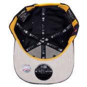New Era 9Fifty Suede Pittsburgh Pirates Shift Snapback Hat Black-Inside