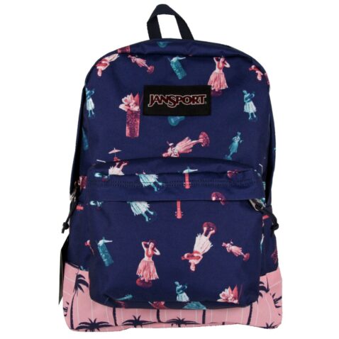 JanSport Black Label Superbreak Back Pack Hula Life Palm
