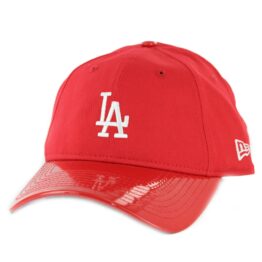 New Era 9Twenty Los Angeles Dodgers Scarlet Hook Strapback Hat Scarlet Red