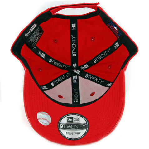 New Era 9Twenty Los Angeles Dodgers Scarlet Hook Strapback Hat Scarlet Red - Image 3