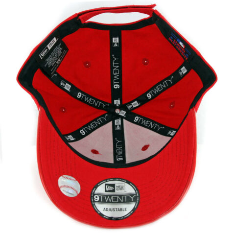 New Era 9Twenty Cleveland Indians Scarlet Hook Strapback Hat Scarlet Red