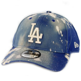 New Era 9Twenty Los Angeles Dodgers Bleached Out Strapback Hat Light Royal