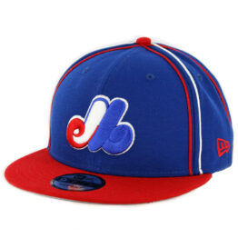 New Era 9Fifty Montreal Expos Y2K Team Soutache Snapback Hat Royal Red