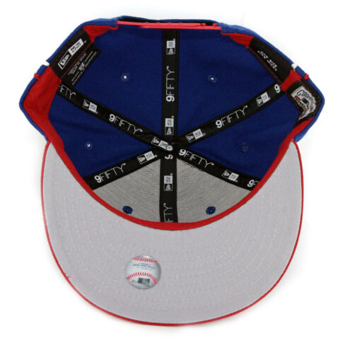 New Era 9Fifty Montreal Expos Y2K Team Soutache Snapback Hat Royal Red