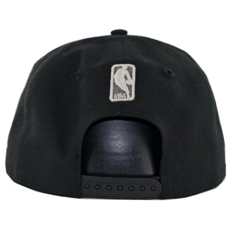 New Era 9Fifty Boston Celtics Metallic Clover Snapback Hat Black - Image 2