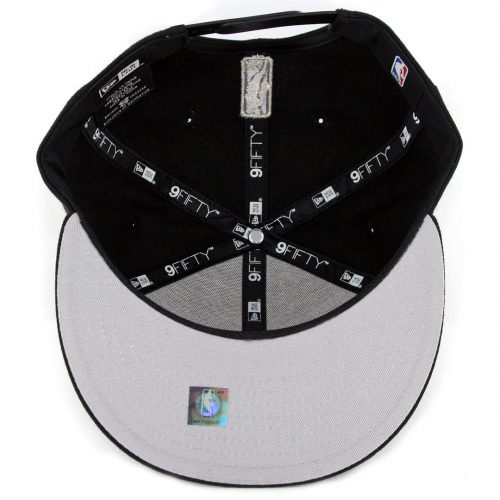 New Era 9Fifty Boston Celtics Metallic Clover Snapback Hat Black