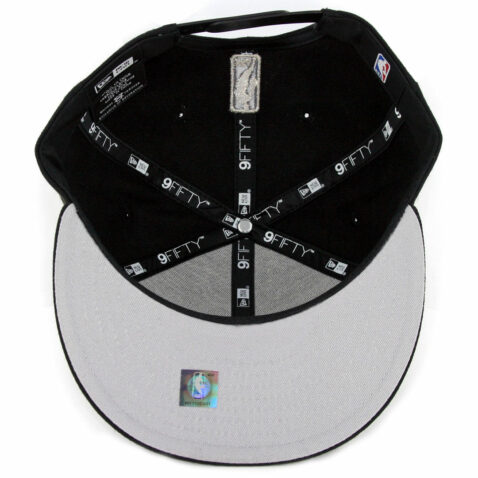 New Era 9Fifty Boston Celtics Metallic Snapback Hat Black