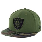 New Era 9Fifty CTO Oakland Raiders Snapback Hat Rifle Green Woodland Camo