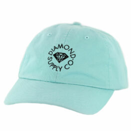 Diamond Supply Co Circle Logo Sports Strapback Hat Diamond Blue