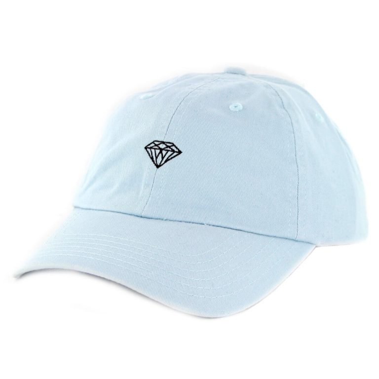 Diamond Supply Co Micro Brilliant Sports Strapback Hat Powder Blue Diamond Supply Co Micro Brilliant Sports Strapback Hat Powder Blue