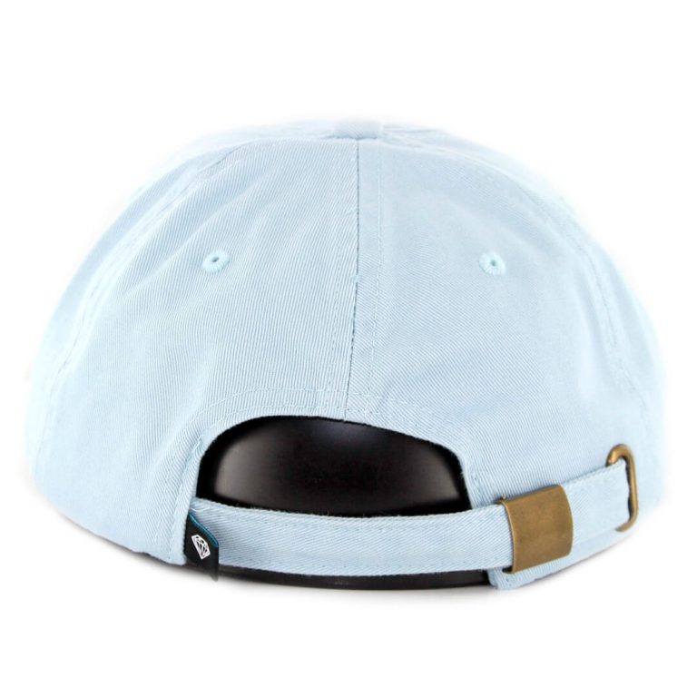 Diamond Supply Co Micro Brilliant Sports Strapback Hat Powder Blue-Back Diamond Supply Co Micro Brilliant Sports Strapback Hat Powder Blue-Back