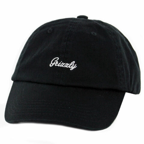Grizzly Late To The Game Strapback Hat Black