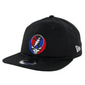 Grizzly x Grateful Dead Grizz Your Face Snapback Hat Black
