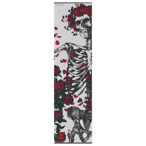 Grizzly x Grateful Dead Skull & Roses Griptape White