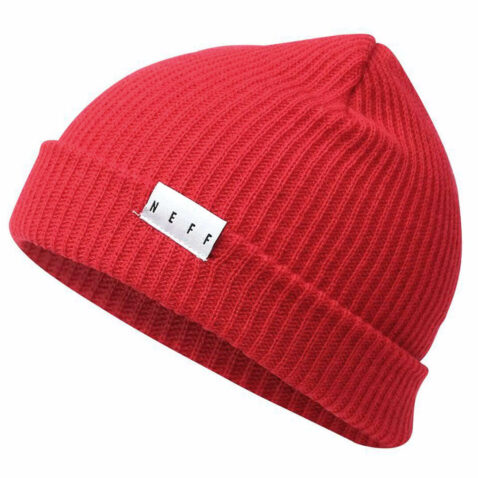 Neff Fold Red Beanie