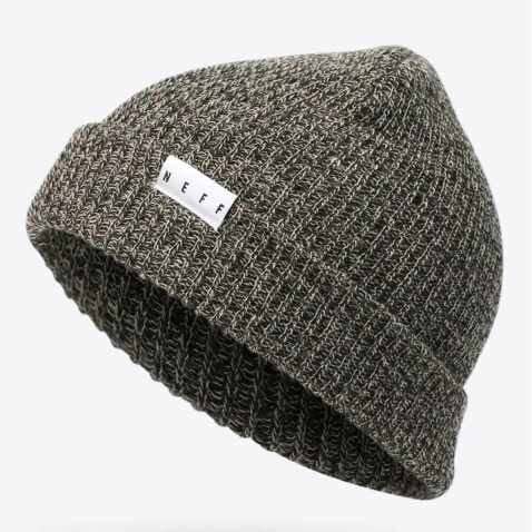 Neff Fold Heather Beanie Twill Black