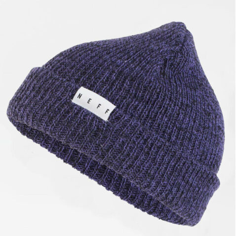 Neff Fold Heather Beanie Purple Black