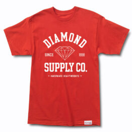 Diamond Supply Co Athletic T-Shirt Red
