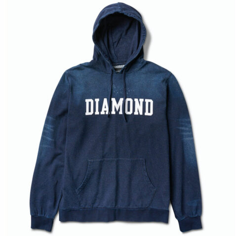 Diamond Supply Co Drexel Hooded Sweatshirt Indigo