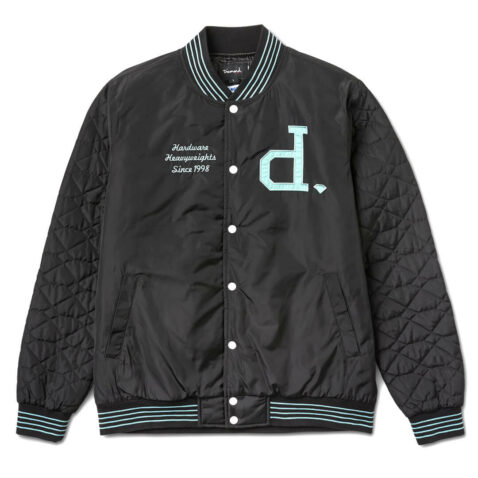 Diamond Supply Co Un Polo Varsity Jacket Black