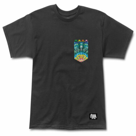 Grizzly x Grateful Dead Big Happy Family T-Shirt Black