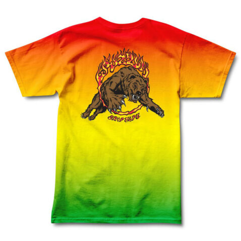Grizzly Blazing Trails T-Shirt Rasta Tye Die