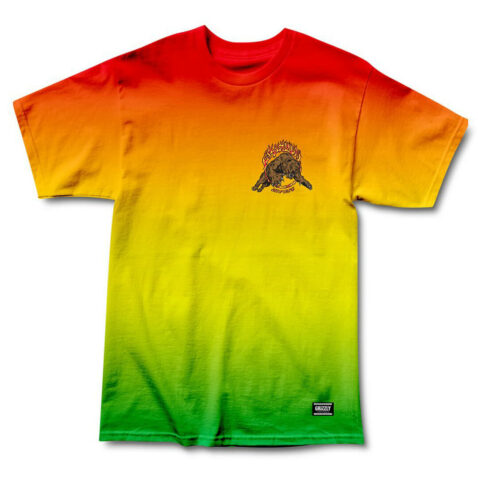 Grizzly Blazing Trails T-Shirt Rasta Tye Die