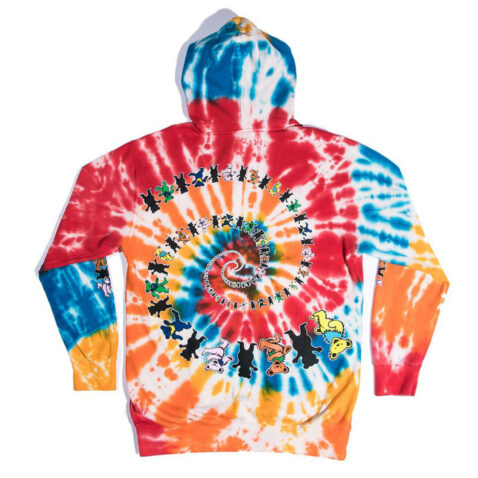 Grizzly x Grateful Dead Have A Nice Trip Hooded Sweatshirt Tie Dye