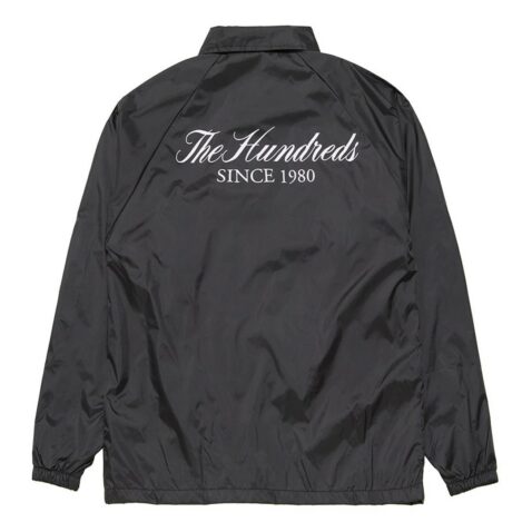 The Hundreds Rich Coaches Jacket Black