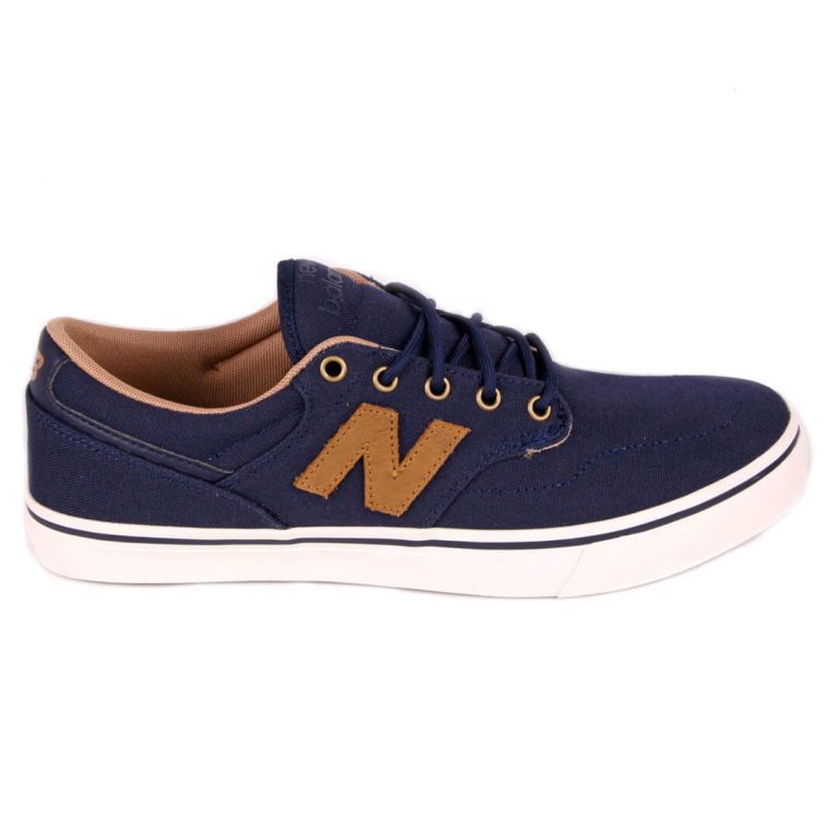 New Balance AM331 Shoe Navy Brown Canvas