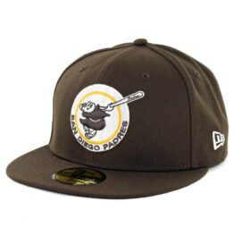 New Era 59Fifty San Diego Padres Friar Fitted Hat Brown
