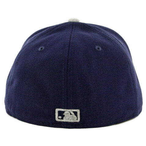 New Era 59Fifty San Diego Padres Heather Fresh Fitted Hat Light Navy Heather Grey