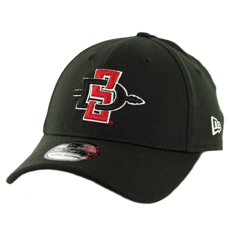 New Era 39Thirty San Diego State University Aztecs Stretch Fit Hat Black New Era 39Thirty San Diego State University Aztecs Stretch Fit Hat Black