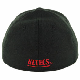 New Era 39Thirty San Diego State University Aztecs Stretch Fit Hat Black