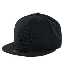 New Era 59Fifty San Diego State University Aztecs 2017 Fitted Hat Black